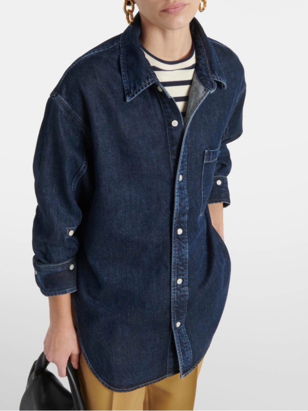 Citizen of Humanity Kayla Denim Shirt Size Small